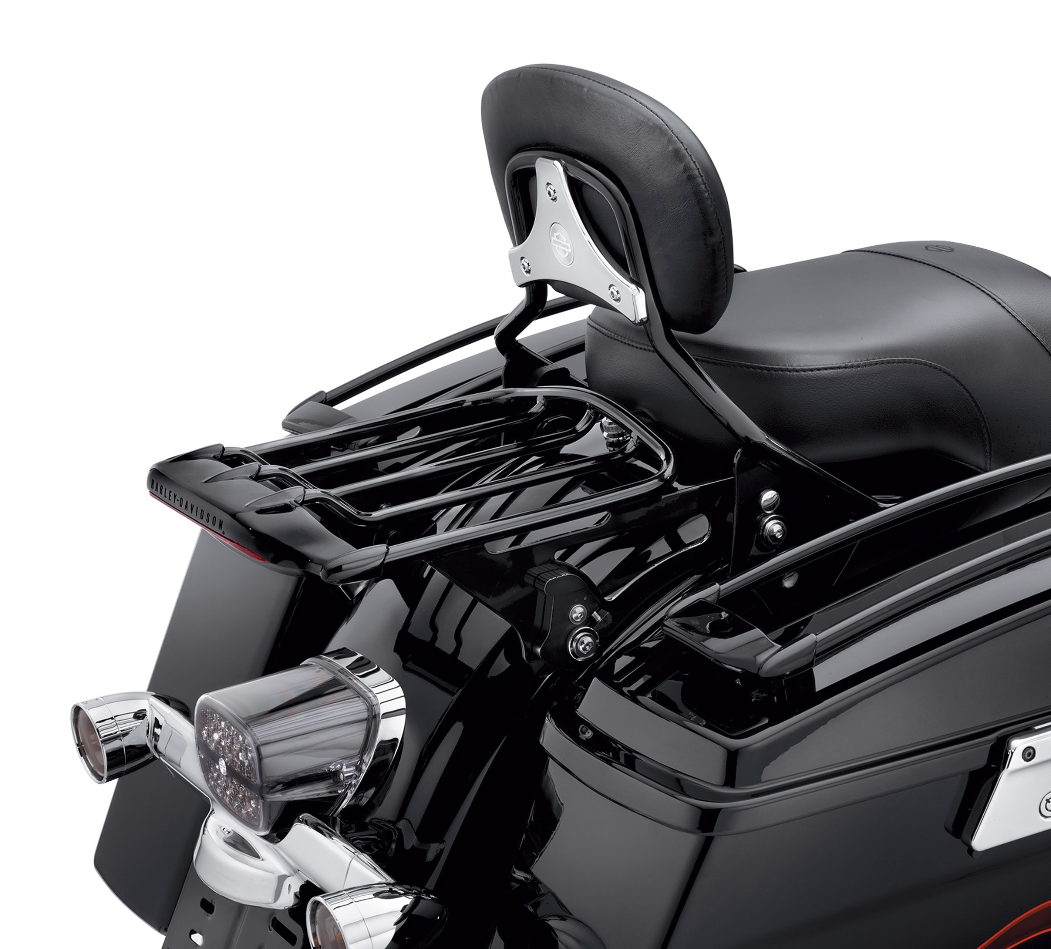 Chrome 2 Up Air Wing Luggage Rack For Harley Street Glide Road Glide FLTR FLHX